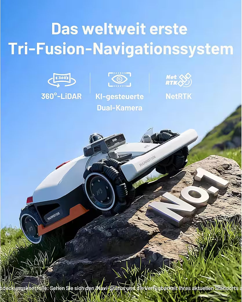 MAMMOTION Robot tondeuse LUBA 3 AWD 3000 avec garage