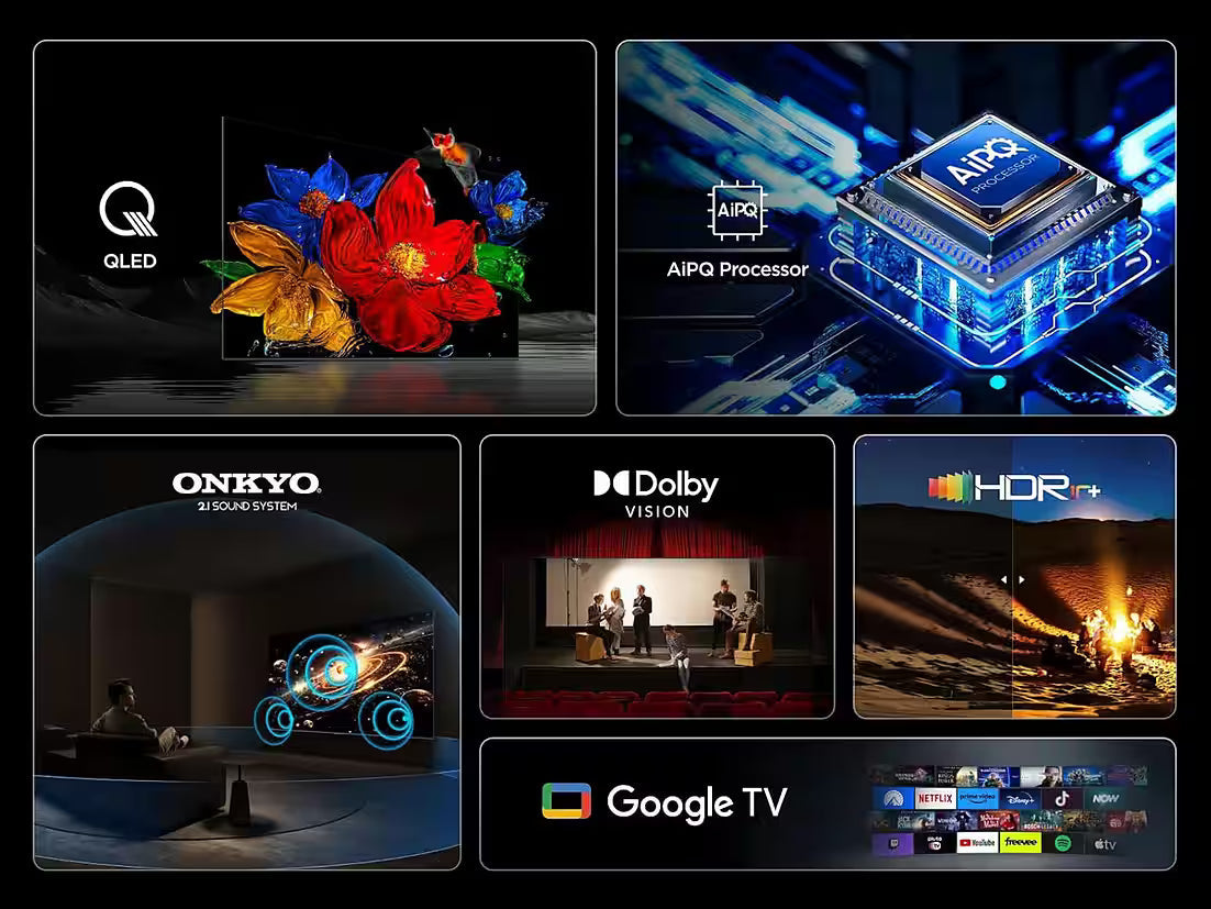 TCL 85T69CX1 QLED-Fernseher