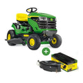 John Deere X107 – Tracteur de pelouse à éjection latérale et fonction mulching