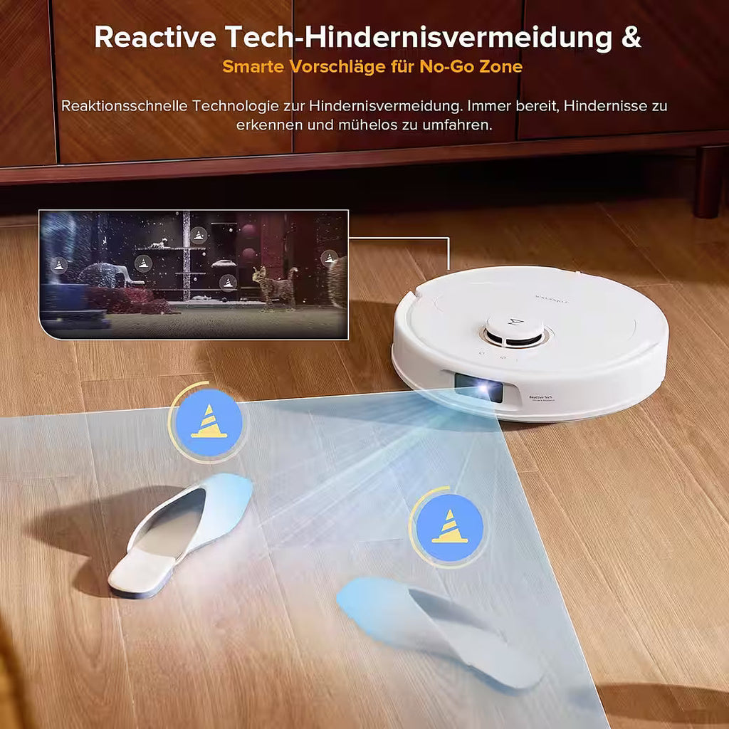 ROBOROCK Qrevo S5V – Saugroboter mit Wischfunktion und anhebbarem Wischmopp