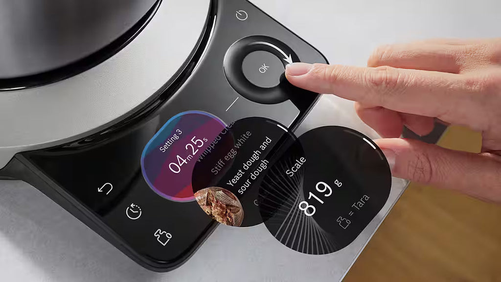 BOSCH Serie 8 MUMS8ZS22 Hochleistungs-Küchenmaschine mit 1.800-Watt-Motor und integrierter Waage
