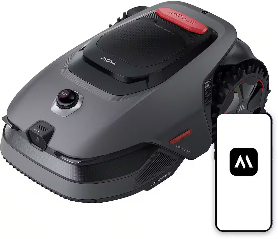 MOVA LiDAX Ultra 800 – Kabelloser Mähroboter mit 3D-LiDAR & AI Vision