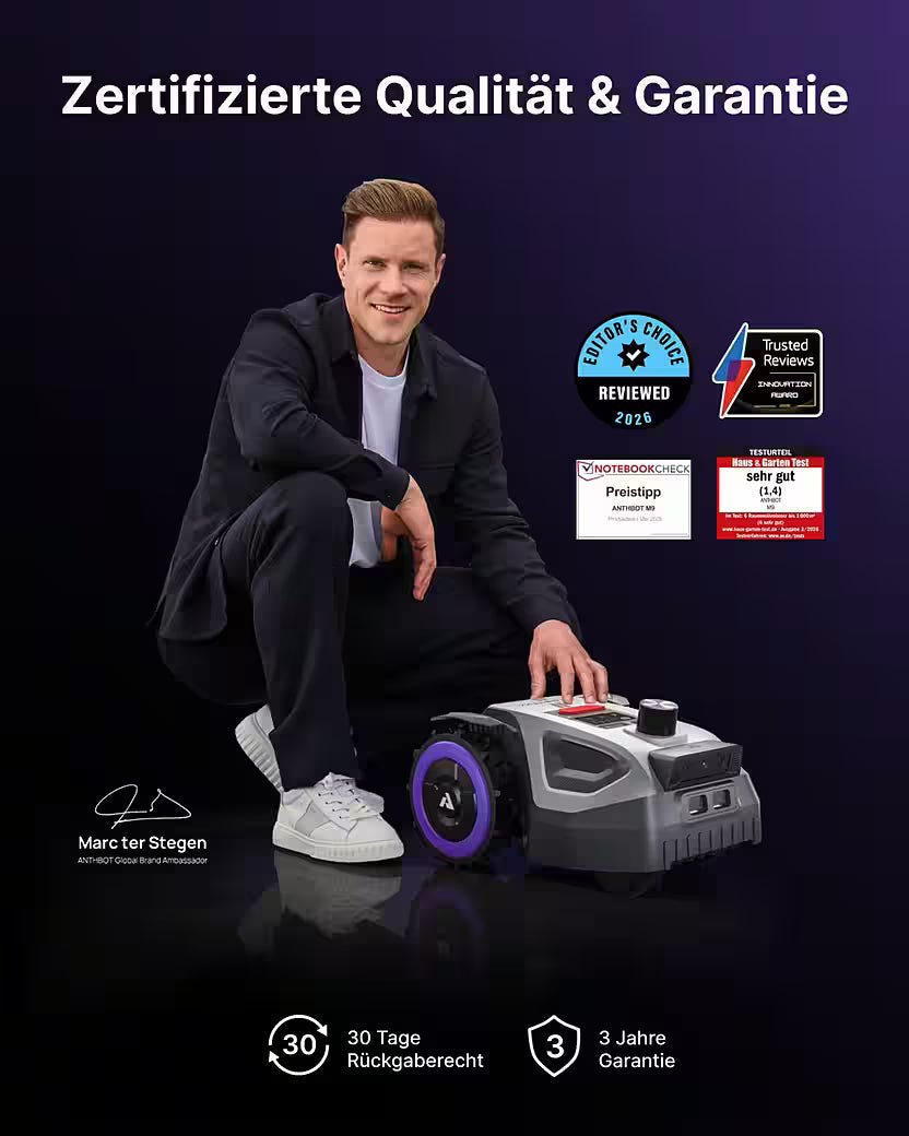 ANTHBOT M9 PRO Set mit Garage Pro & RTK-Booster