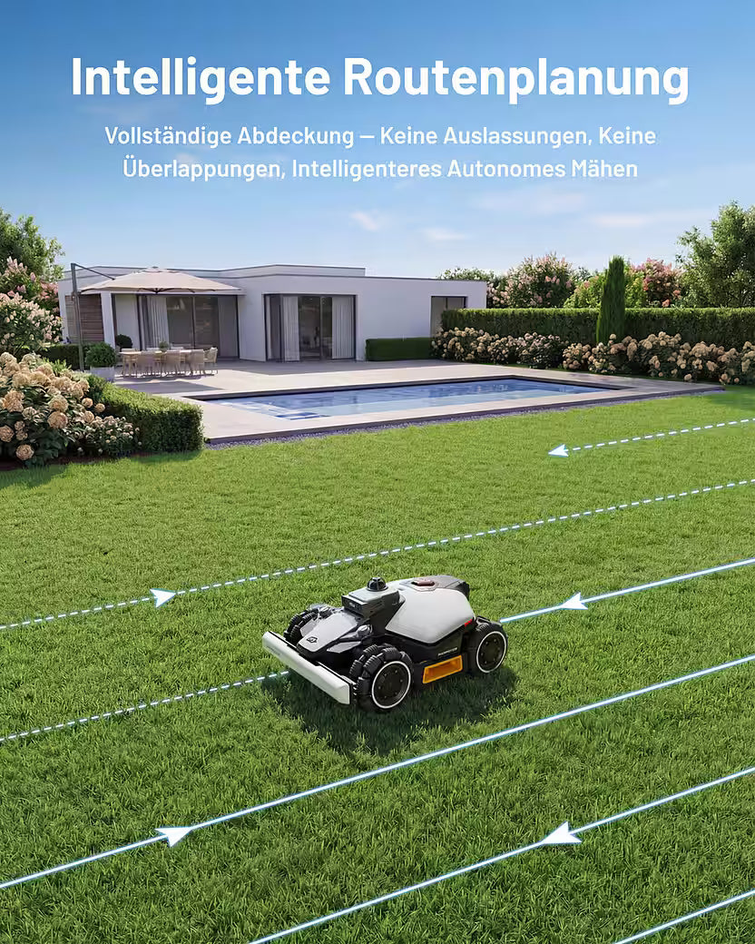 MAMMOTION LUBA Mini 2 AWD 1500 – Robot tondeuse sans fil périphérique