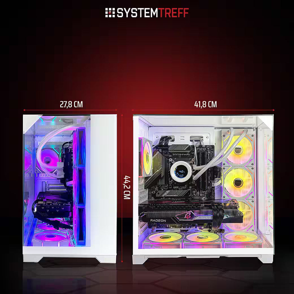 SYSTEMTREFF AMD Ryzen 7 7800X3D Gaming-PC mit NVIDIA GeForce RTX 5070 12GB