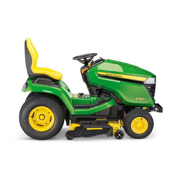 John Deere X590 with 137 cm (54 in.) Accel Deep Deck