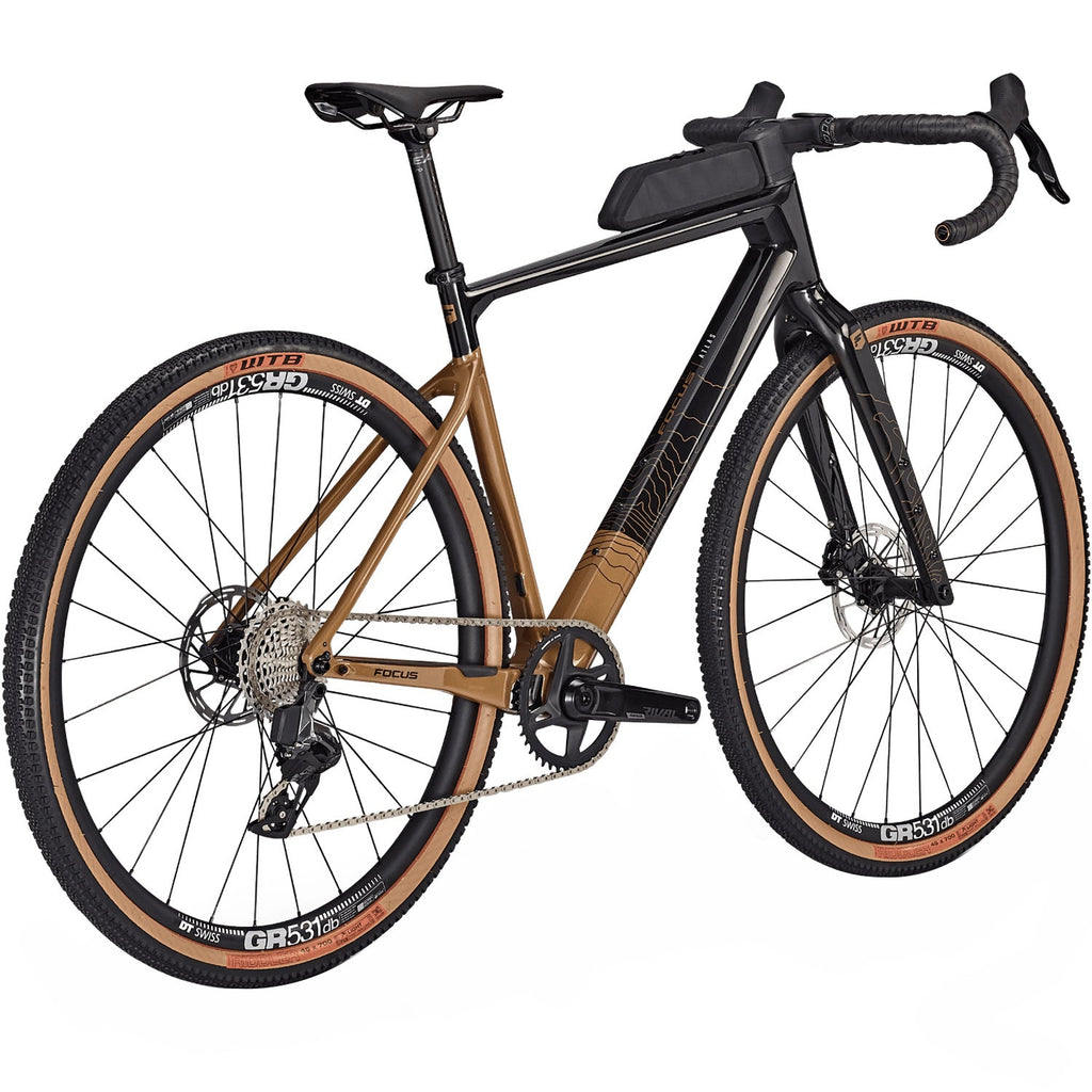 FOCUS ATLAS 8.0 - Classified - Carbon Gravel Bike - 2025 - carbon raw glossy / goldrush glossy