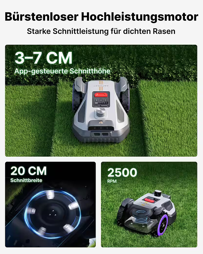 ANTHBOT M9 PRO Set mit Garage Pro & RTK-Booster