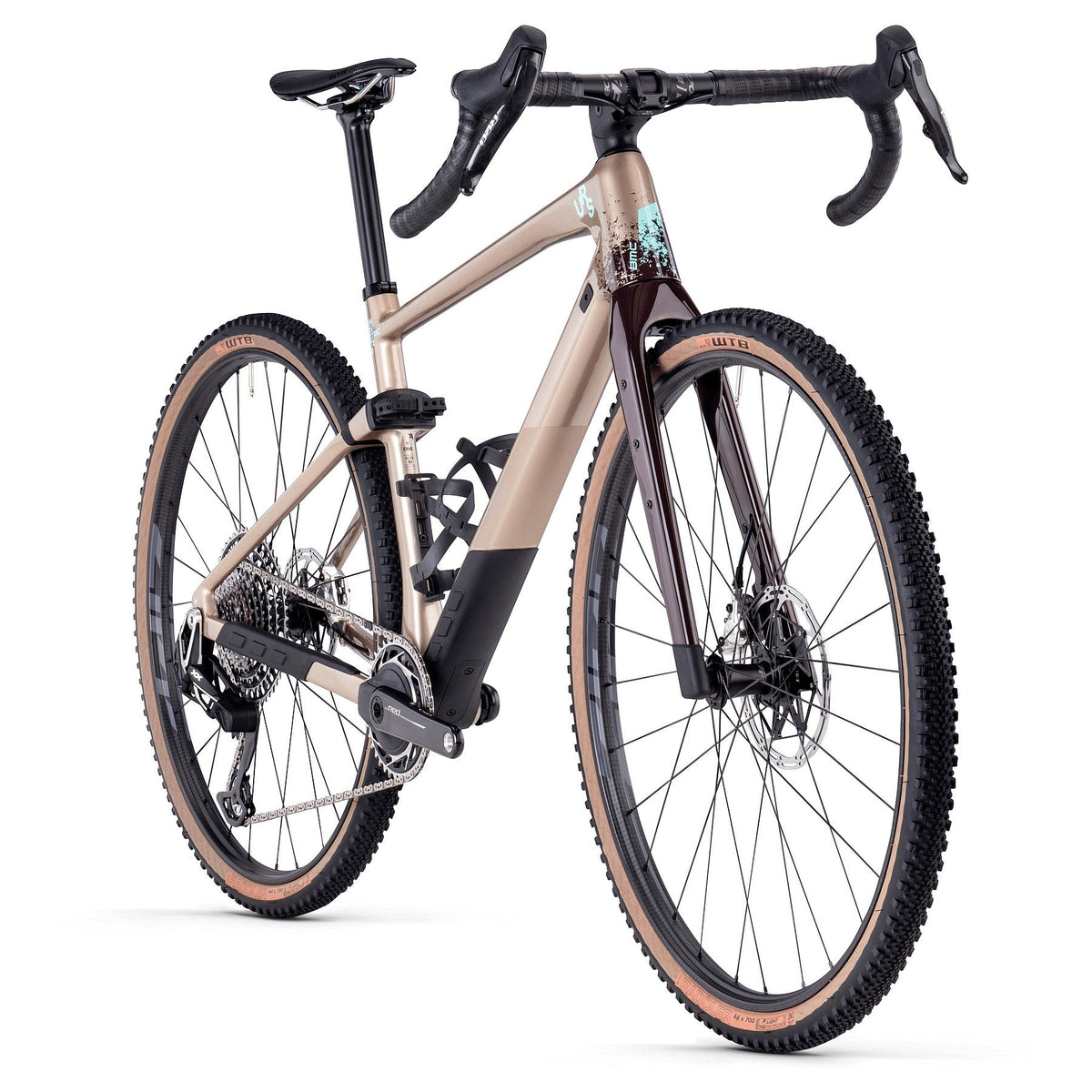 BMC URS 01 ONE - Carbon Gravel Bike - 2024 - warm gold / dark red