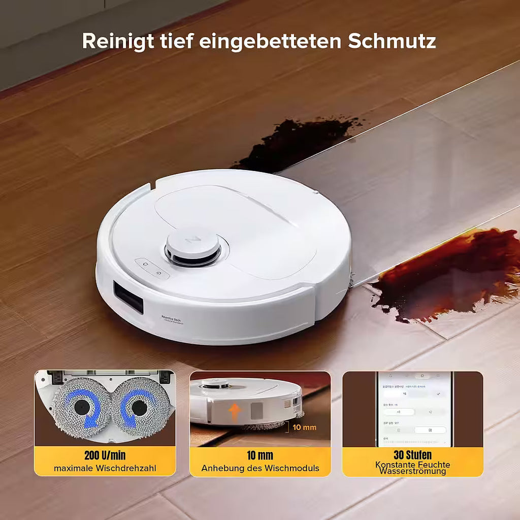 ROBOROCK Qrevo S5V – Saugroboter mit Wischfunktion und anhebbarem Wischmopp