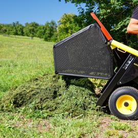 Outils Wolf A80 K3 – Compact ride-on mower with grass collector