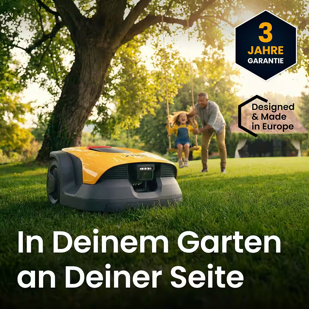 STIGA A 10v – Kabelloser Mähroboter für Flächen bis zu 1.000 m²