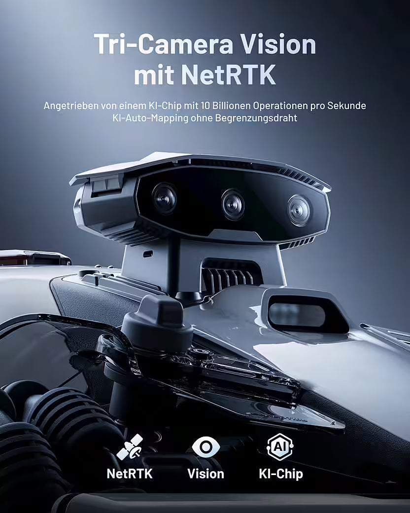 MAMMOTION LUBA Mini 2 AWD 1000 – Rasenroboter ohne Begrenzungskabel