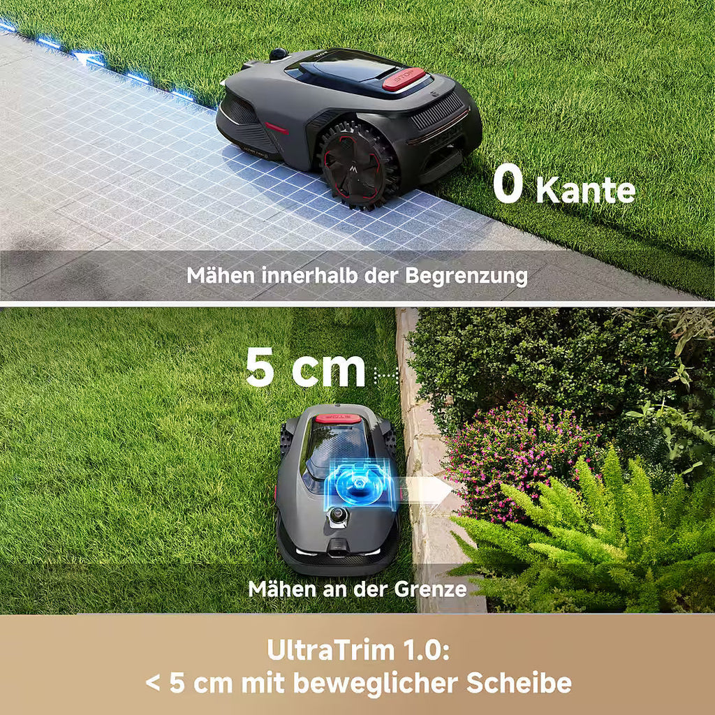 MOVA LiDAX Ultra 800 – Kabelloser Mähroboter mit 3D-LiDAR & AI Vision