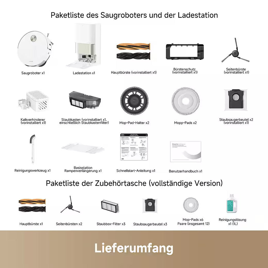 DREAME X50 Ultra Complete – Saugroboter mit Wischfunktion, 20.000 Pa