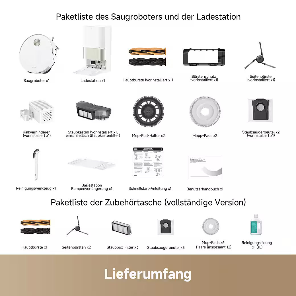 DREAME X50 Ultra Complete – Saugroboter mit Wischfunktion, 20.000 Pa