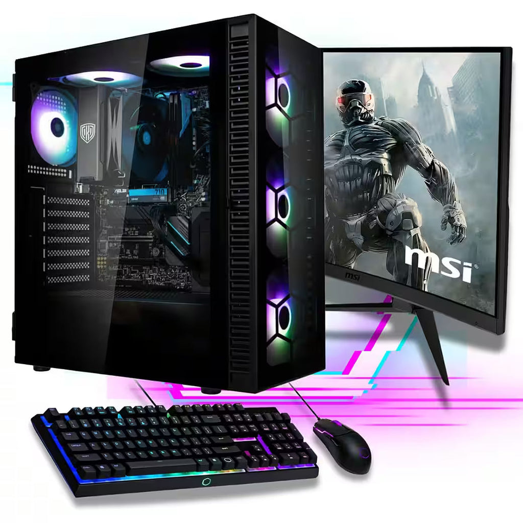 MEINPC AMD Ryzen 7 Set Gaming-PC-Komplettsystem