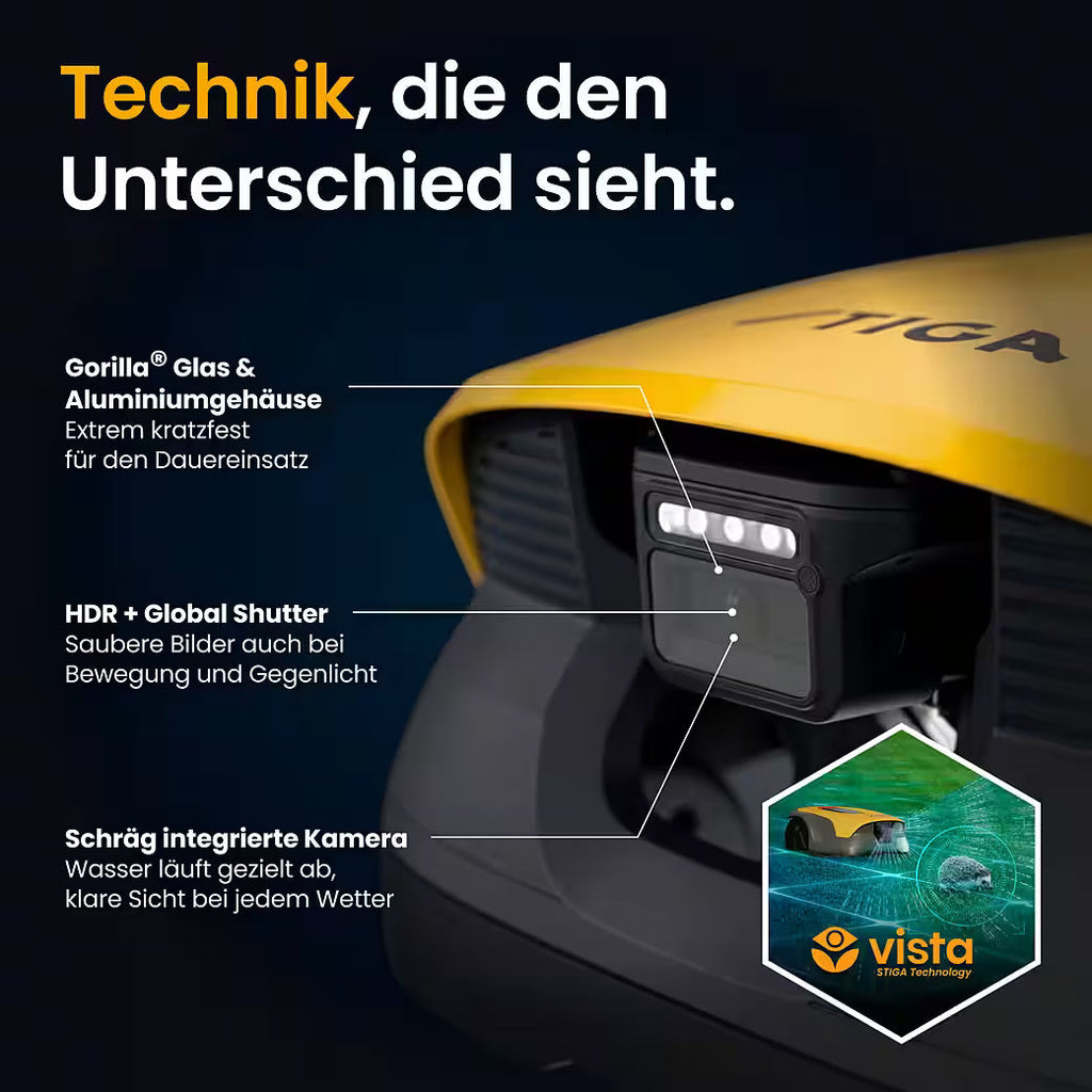 STIGA A 10v – Kabelloser Mähroboter für Flächen bis zu 1.000 m²
