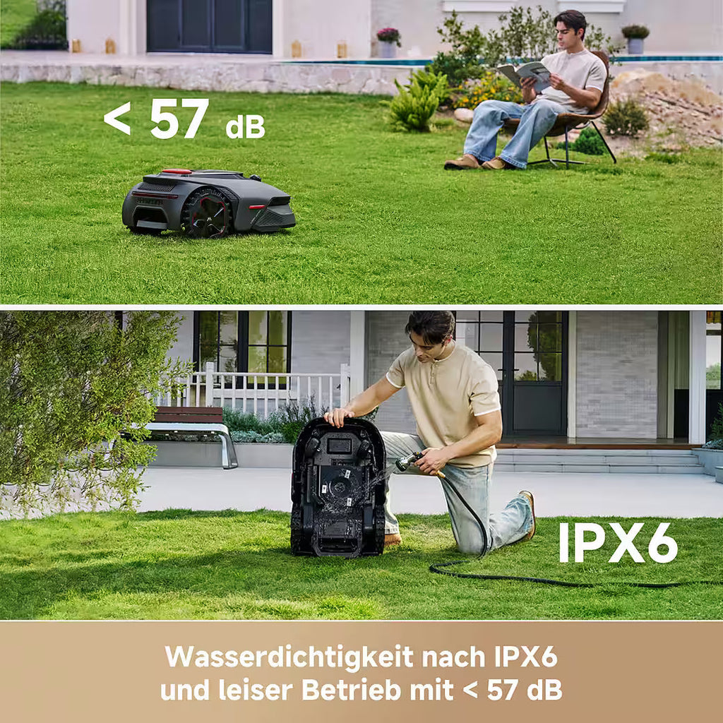 MOVA LiDAX Ultra 800 – Kabelloser Mähroboter mit 3D-LiDAR & AI Vision