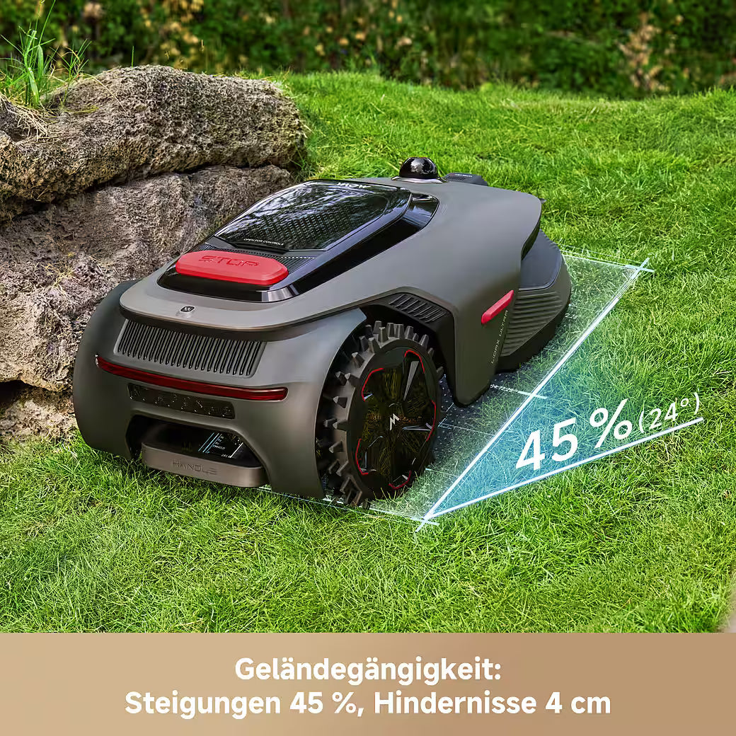 MOVA LiDAX Ultra 800 – Kabelloser Mähroboter mit 3D-LiDAR & AI Vision