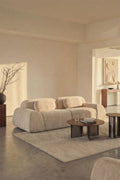 Merida Modulares Chenille-Sofa, 2-teilig
