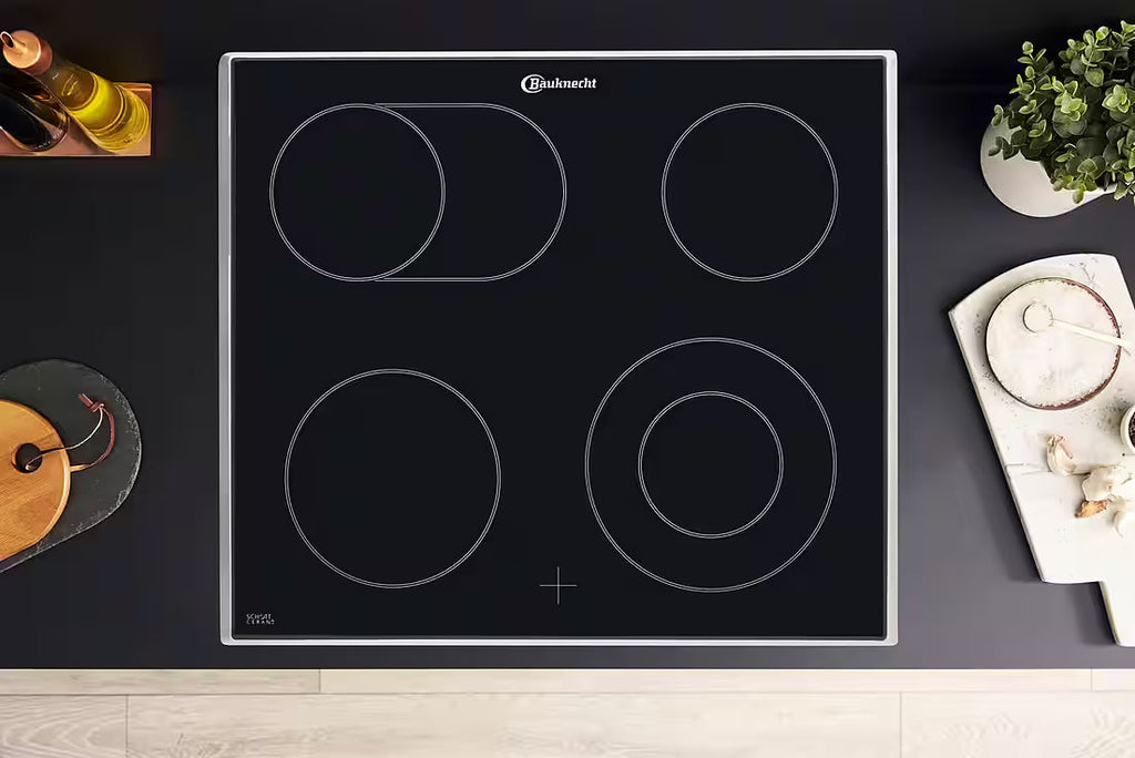 BAUKNECHT Heko Swing – Elektro-Herd-Set mit Glaskeramik-Kochfeld