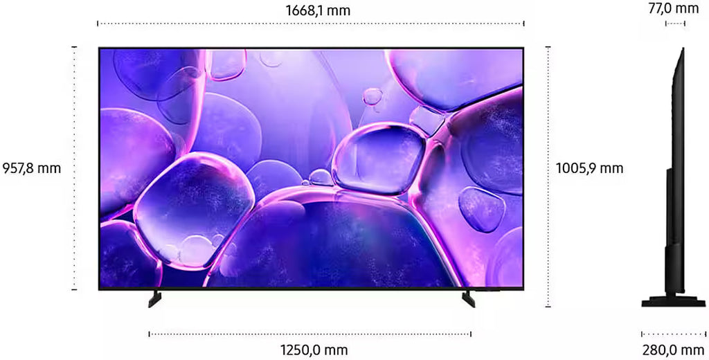 Samsung GU75U8079FU 75 Zoll Crystal UHD 4K LED-Fernseher