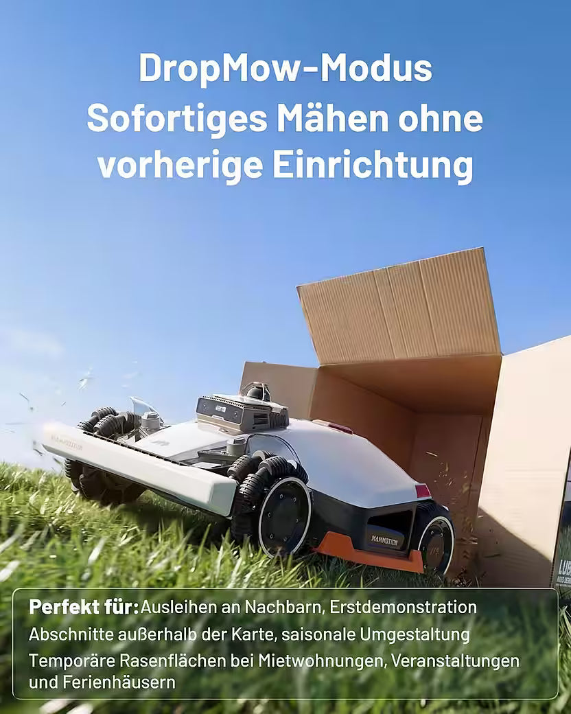 ECOACS GOAT O1200 LiDAR PRO – Robotic Lawnmower with Dual-LiDAR