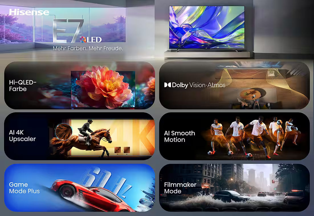 HISENSE 85E7S QLED-Fernseher