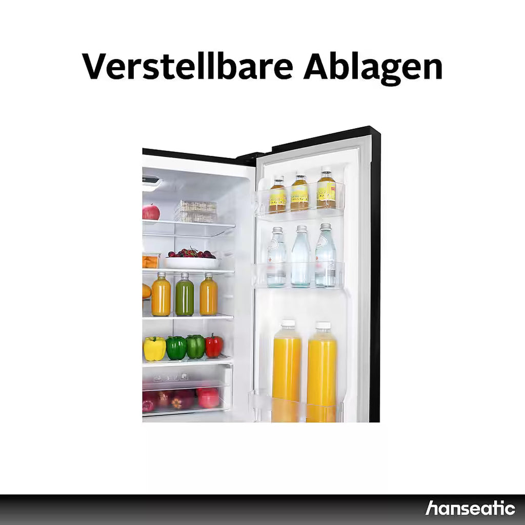 HANSEATIC Multi Door Kühl-/Gefrierkombination HCDB18080DWDBI